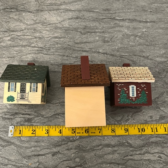 Vintage 1990 Cape Craftsman Colonial Village by Artist Rose Kennedy 3 Piece Set - Picture 7 of 10